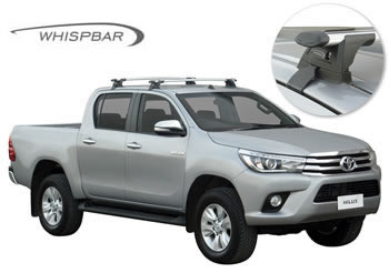 Yakima/Whispbar roof racks Toyota Hilux